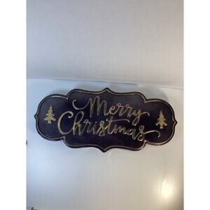 Merry Christmas - Metal Sign - Elegant Home Decor 18”